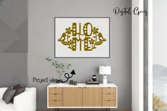 Home and love paper cut designs SVG / DXF / EPS / PNG files Product Image 5
