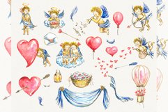 Love clipart, cupid clipart, angel clipart, heart clipart Product Image 3