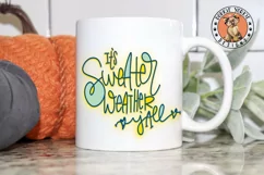 It's Sweater Weather Y'all Hand lettered - SVG Cut File Product Image 2