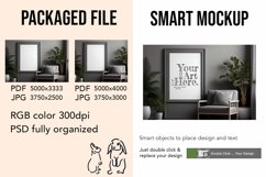 Frame Smart Mockup PSD &amp; JPG Template Graphic Product Image 2
