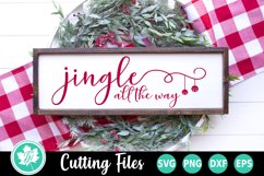 Christmas SVG | Christmas SVG Sign | Jingle SVG Product Image 1