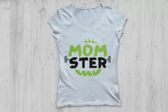 Momster Svg, Halloween Svg, Mom Halloween Svg, Mom Life Svg. Product Image 2