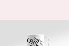 Coffee Snob  Hand lettered SVG Product Image 1