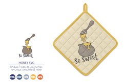 Honey SVG | So Sweet SVG Cut File Product Image 1