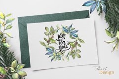 Elaeagnus leaves Watercolor png Product Image 3