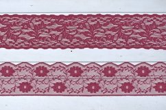 Burgundy Lace Borders Clipart Product Image 5