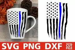 Distressed Flag svg, 4th of July svg, Patriotic svg, America Product Image 2