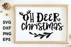 Oh deer Christmas SVG Product Image 1