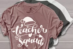 Teacher squad svg, teacher life svg, christmas svg Product Image 2