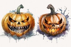 Halloween clipart, Pumpkin clipart, Pumpkin Product Image 4