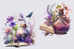 Spell book clipart, Halloween clipart, Fantasy clipart Product Image 3