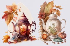 Autumn clipart, Tea sublimation, Sublimation Product Image 4