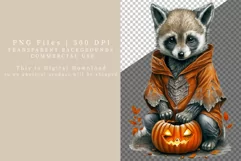 Werewolf clipart, Halloween clipart, Watercolor Product Image 2