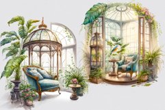 Reading nook clipart, Reading clipart, Books clipart Product Image 4