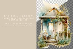 Porch clipart, Farm clipart, Card making Product Image 3