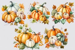 Pumpkins clipart, Fall clipart, Autumn sublimation Product Image 4