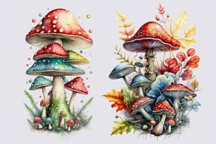 Mushrooms sublimation, Autumn bundle clipart, Sublimation Product Image 4