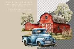 Truck clipart, Farm clipart, Farm sublimation Product Image 2