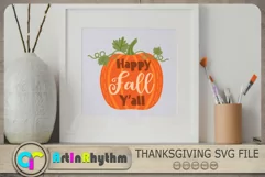 Happy Fall Y'all Svg, Thanksgiving Svg, Fall Sign Svg Product Image 4