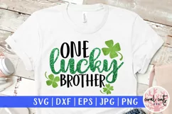 One lucky brother - St. Patrick's Day SVG EPS DXF PNG Product Image 1