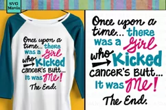 Cancer Survivor Saying SVG File, Kicked Cancer Saying SVG Product Image 1