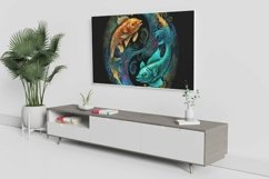 Samsung Frame Tv Art, Zodiac Sign Pisces Set of 4 Product Image 3
