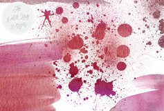 Watercolor Smears &amp; Splatter Clipart Product Image 3