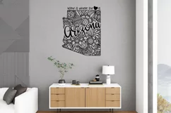 Arizona Mandala SVG File - Home is Where the Heart Is SVG Product Image 5