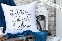Glory To God in the Highest SVG | Christmas SVG Product Image 1