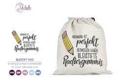 Niemand ist Perfekt SVG | Bleistift SVG Product Image 1