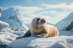 Steller Sea Lion Background Wallpaper Product Image 1