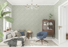 Wall mockup - Wallpaper mockup - Living room scene Product Image 11