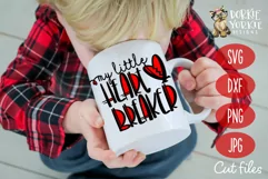 My little Heartbreaker - Hand drawn - Valentine Heart SVG Product Image 1