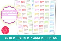 Anxiety Tracker Planner Stickers I Health Planner Stickers Product Image 1