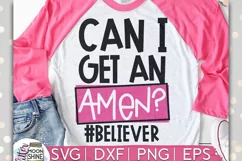 Can I Get An Amen SVG DXF PNG EPS Cutting Files Product Image 1