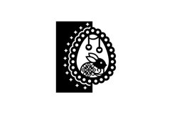 Papercut Cute Rabbit Inside Egg with Hanging Hearts Cover Product Image 2