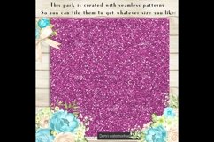 36 Glitter and Solid Color Princess Black, Pink and Blue Product Image 2