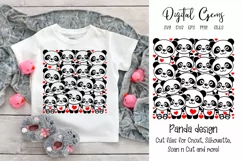 Panda design - Lots of Pandas!!! SVG / PNG / EPS / DXF files Product Image 1
