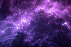 Purple Lightning Background Wallpaper Product Image 1