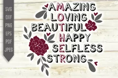Mother Definition Svg. Mom Crossword Amazing Loving dxf png Product Image 2