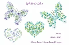 White and Blue - Free Design of The Week Product Image 5