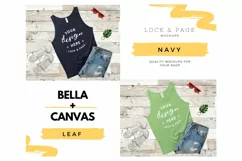 Bohemian Bella Canvas 3480 Tank Top Vest Mockup Flat Lay V4 Product Image 3