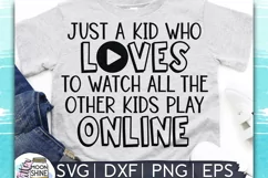 Just A Kid SVG DXF PNG EPS Cutting Files Product Image 1