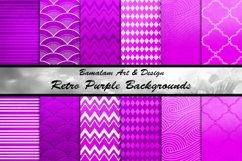 Retro Purple Sublimation Backgrounds Product Image 1