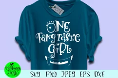 One fangtastic girl svg, halloween svg Product Image 1
