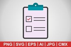 Vector Checklist Icon Product Image 1