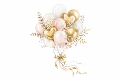 Watercolor Summer Wedding Clipart Product Image 8