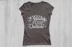 baby its cold outside svg, christmas svg, winter svg. Product Image 2