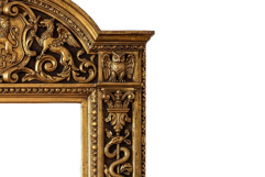 Frame in Vintage Border style PNG file transparent Product Image 2