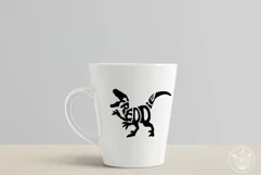 Freddie Word Art in dinosaur shape SVG Product Image 2